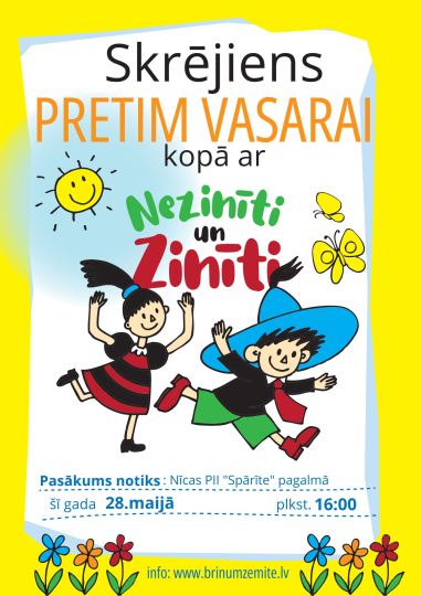 Skrējiens pretim vasarai ar Nezinīti un Zinīti. 