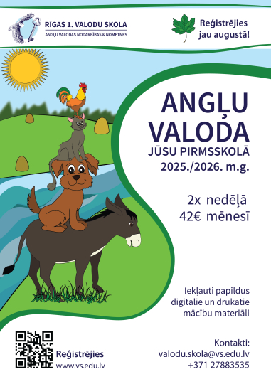 Angļu valoda pirmsskolā