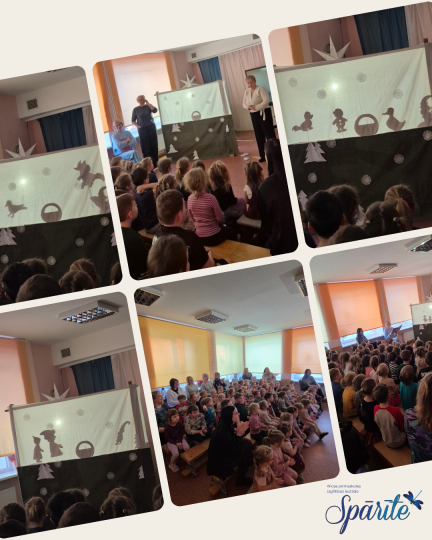 Ēnu teātra izrāde 