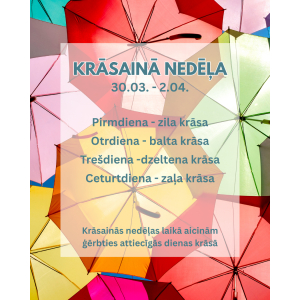 Krāsainā nedēļa mūsu pirmsskolā