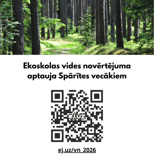  Ekoskolas vides novērtējuma aptauja vecākiem